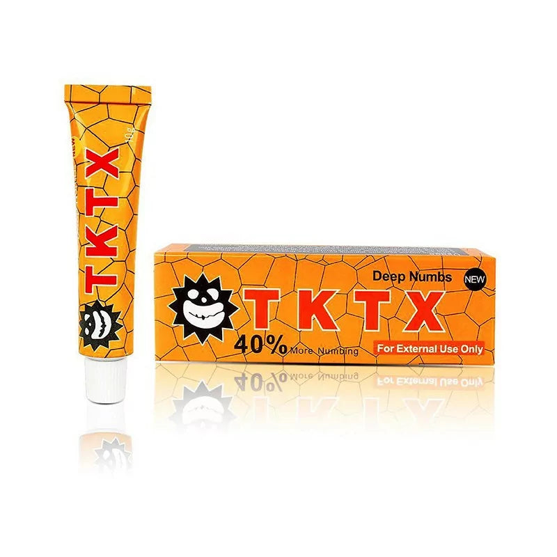 Gold TKTX Numbing Cream – Strongest Fast-Acting Pain Relief for Tattoos and Procedures 10g