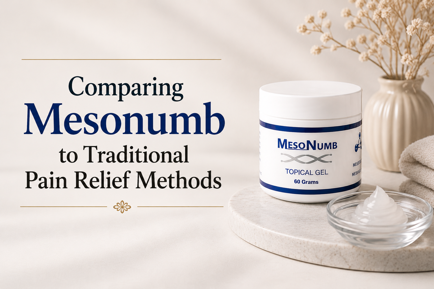 Comparing Mesonumb to Traditional Pain Relief Methods