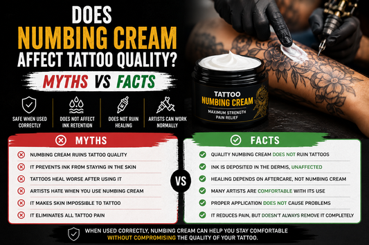 Does Numbing Cream Affect Tattoo Quality? Myths vs Facts
