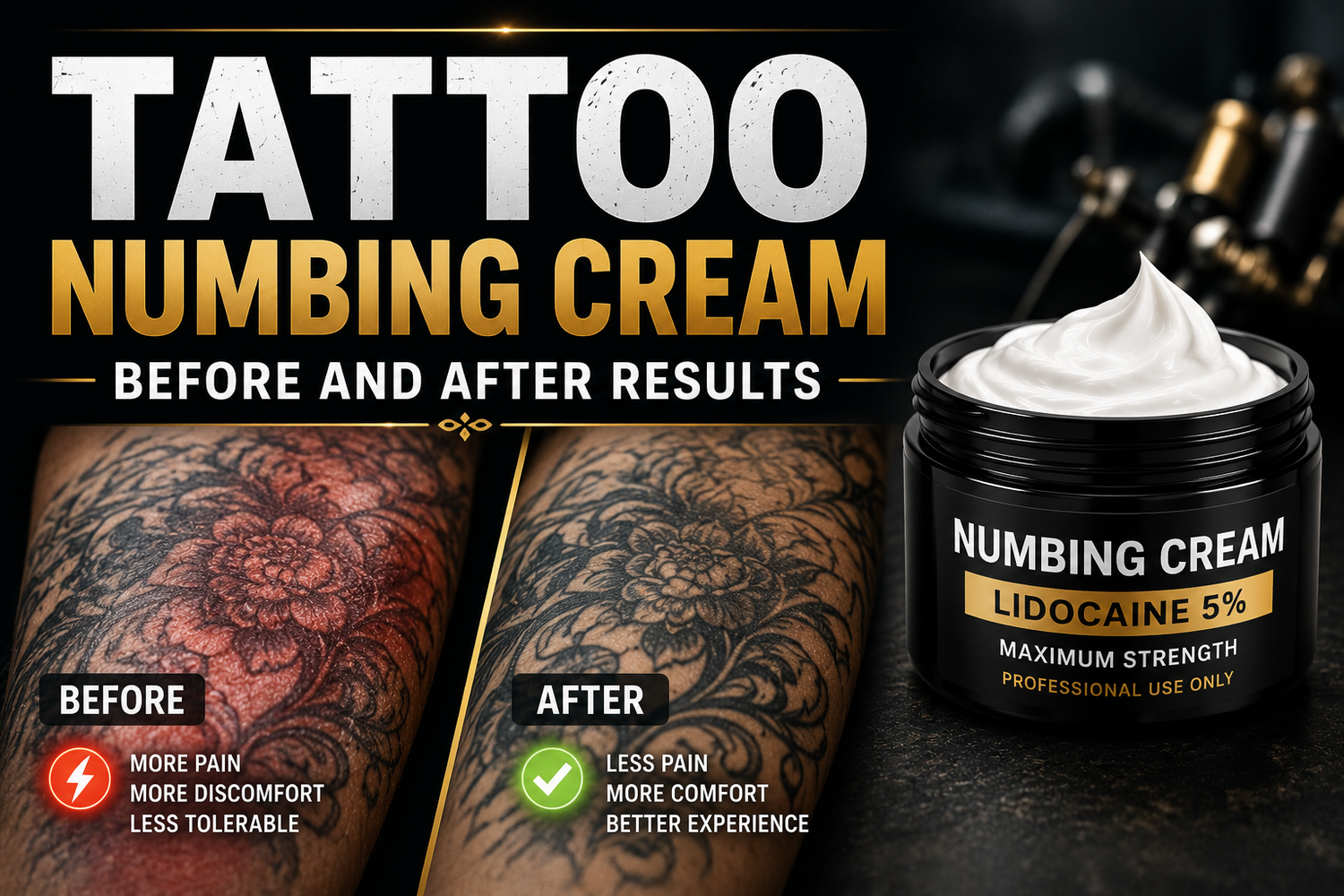 Tattoo Numbing Cream Before and After Results: What to Expect for Tattoos, Lip Blush, Brows &amp; SMP