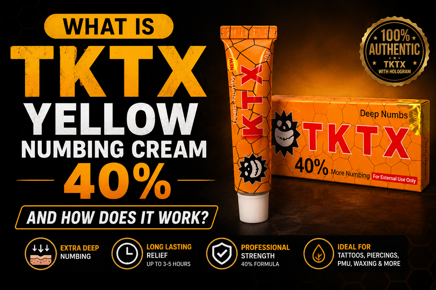 TKTX Yellow Numbing Cream
