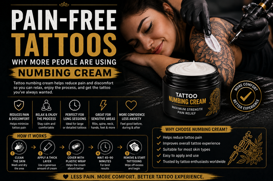 Pain-Free Tattoos: Why More People Are Using Numbing Cream