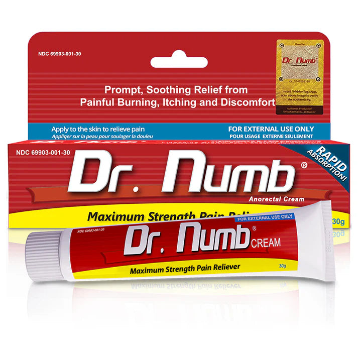 Dr. Numb® Topical Numbing Cream 10g/30g