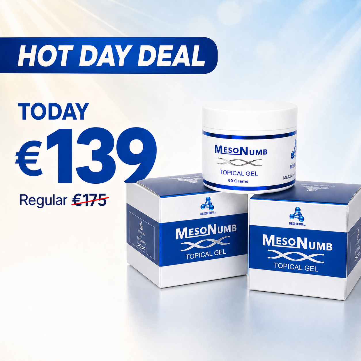 Mesonumb Topical Gel – 60g by Mesodermal