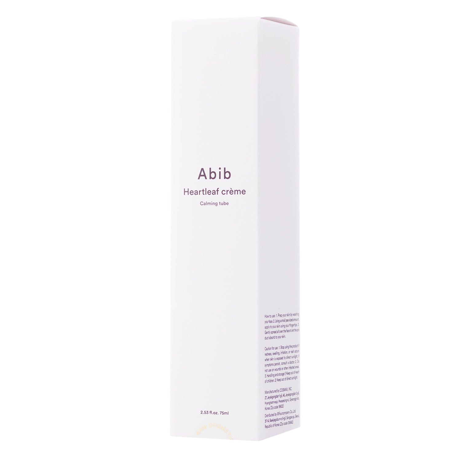 Abib - Heartleaf Creme Calming Tube - 75ml