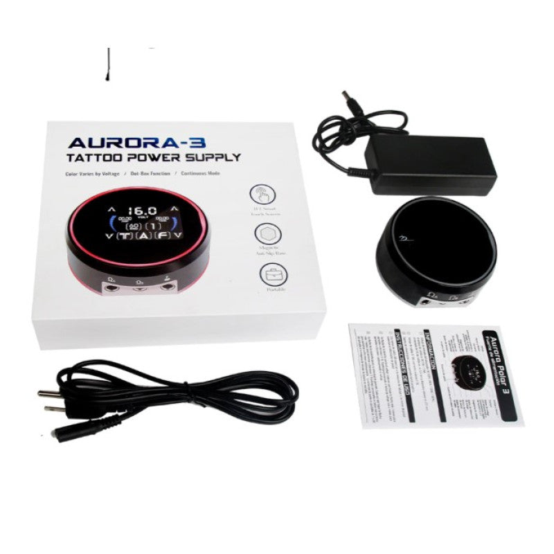 Aurora-3 LED Touch-Control Tattoo Power Supply