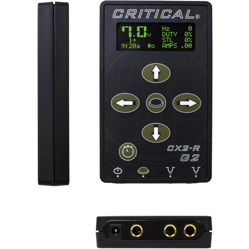 Critical CX-2R-G2 Dual-Output Tattoo Power Supply