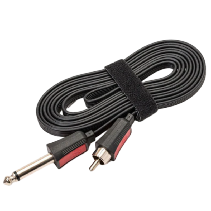 EZ Master Flat RCA Silicone Tattoo Cord – 1.8 m