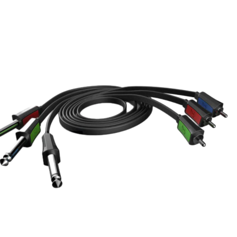 EZ Master Flat RCA Silicone Tattoo Cord – 1.8 m