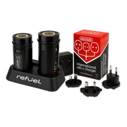 Darklab Refuel 456 Dual PowerBolt Charging Station with International USB Adapter