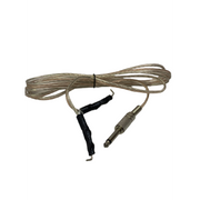 Transparent Two-Prong Tattoo Machine Clip Cord
