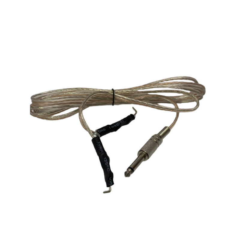 Transparent Two-Prong Tattoo Machine Clip Cord