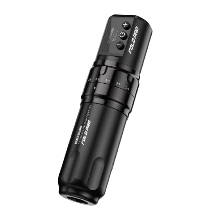 Mast Fold Pro WQP-032 Wireless Tattoo Machine – 7 Adjustable Stroke Lengths, 1500mAh Battery