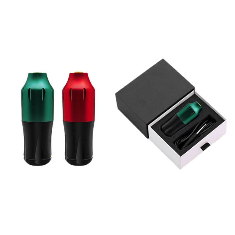 Bronc Short Pen Rouge – Machine à tatouer rotative compacte