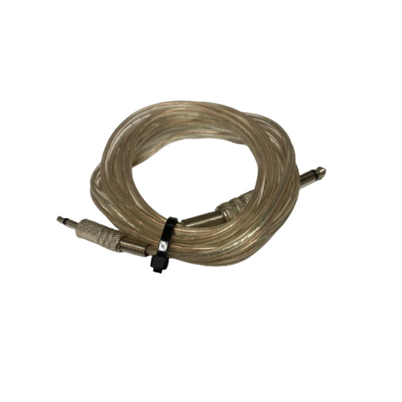Transparent Silicone 3.5 mm Mono Jack Tattoo Machine Cord