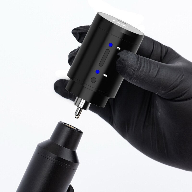 Ambition Solid Black Wireless RCA Tattoo Battery – 1,950 mAh