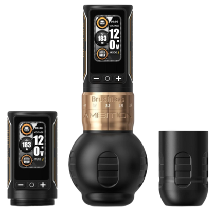 Ambition Ninja Max 280 Wireless Rotary Tattoo Machine – Precision, Power, and Innovation