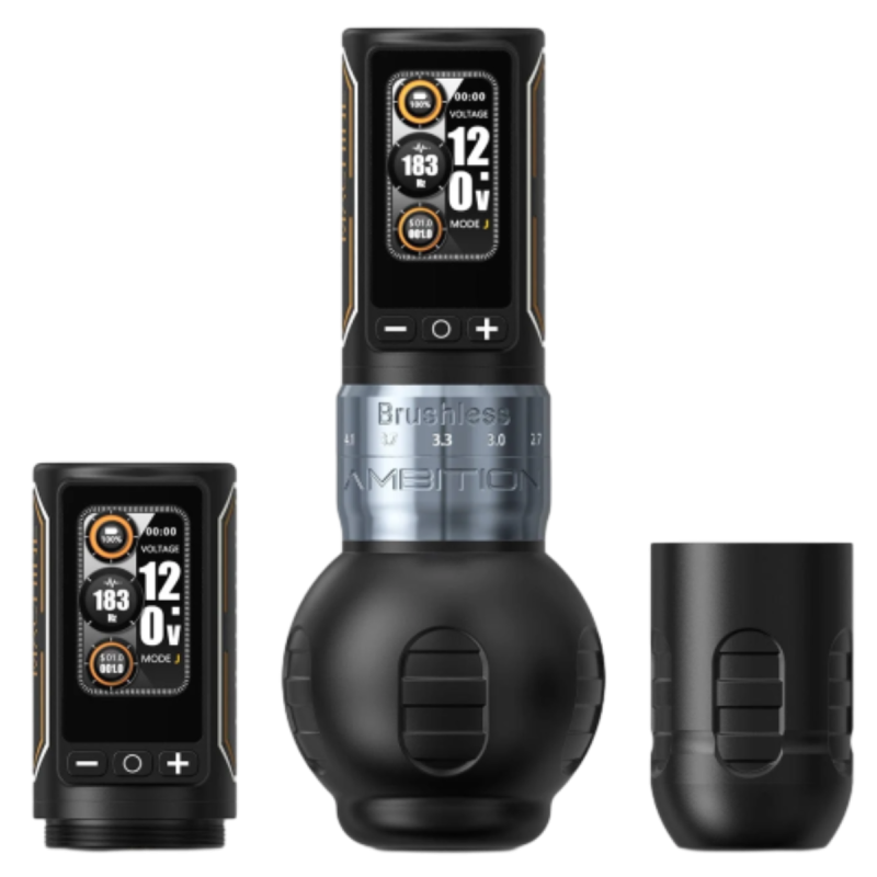 Ambition Ninja Max 280 Wireless Rotary Tattoo Machine – Precision, Power, and Innovation