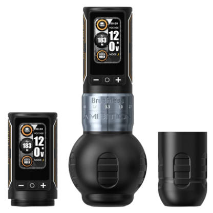 Ambition Ninja Max 280 Wireless Rotary Tattoo Machine – Precision, Power, and Innovation