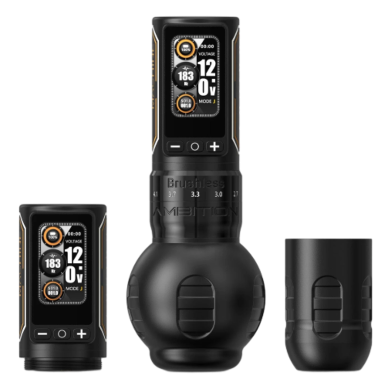 Ambition Ninja Max 280 Wireless Rotary Tattoo Machine – Precision, Power, and Innovation