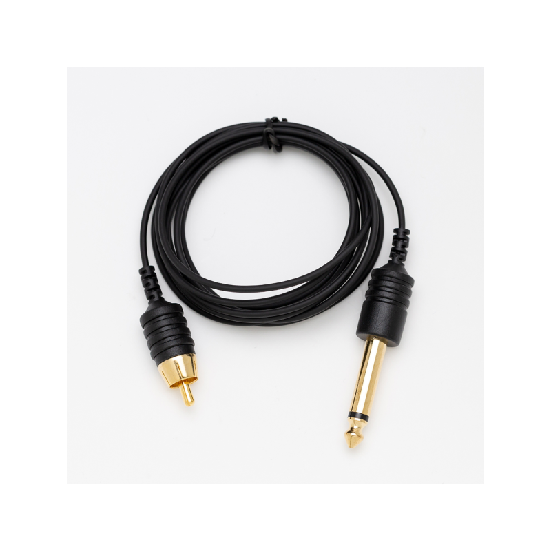EZ IWORK Thin RCA Cord Black – 1.8 m