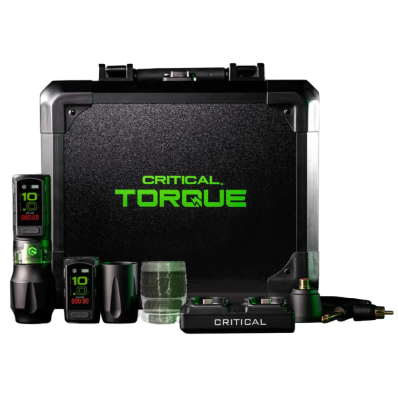 Critical Torque Wireless Tattoo Machine Full Set 3.5mm – Precision and Power for Professional Tattooing