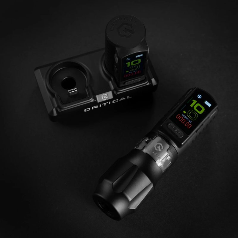 Critical Torque Wireless Tattoo Machine Full Set 3.5mm – Precision and Power for Professional Tattooing