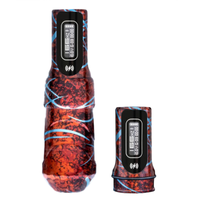 FK Irons Flux Max Arctic Lava PowerBolt II 4.5 mm Wireless Tattoo Machine