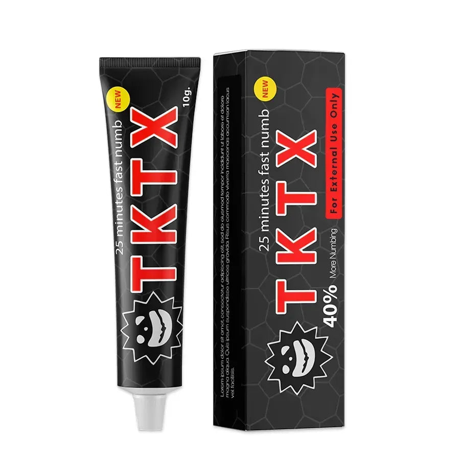 TKTX Cream 40% Black – Third-Generation Pain Relief Cream (10g)