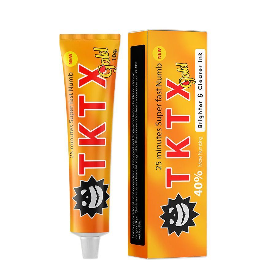 Gold TKTX 40% Betäubungscreme – stärkste, schnell wirkende Schmerzlinderung für Tattoos und Behandlungen 10g